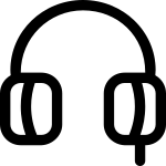 Headphone SVG Icon